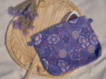 Tiny coton clutch bag lavandula