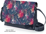 Square flap of saddle bag  tropical fire