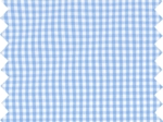 Coupon tissu 50 cm sky blue gingham