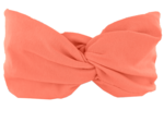 Jersey Crossed Headband Child coral