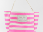 Pink Striped Deckchair Bag