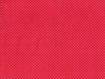 Cotton fabric pois or rouge