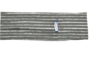 Stretch jersey headband  tracé gris et blanc