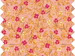 Coupon tissu 50 cm old pink little flowers