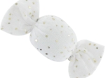 Mini sweet hairslide white sequined