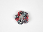 Mini Flower petal hair slide jardin d'aurore