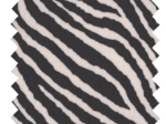 35cm coated fabric coupon zèbre