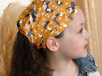 Headscarf headband- child size coton d'or