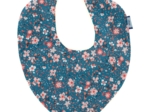 bandana bib fleuri nude ardoise