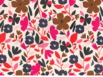Coated fabric champ floral
