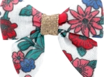 Mini bow tie clip prairie fleurie