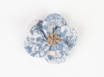 Flower petal hair slide small  toile de biche