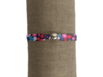 Lisa fabric bracelet romance fleurie