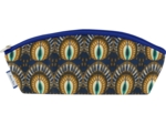 Pencil case plumes de paon