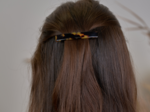 Medium Rectangle Hair Clip leopard