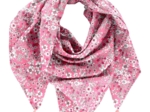 Pom pom scarf pink violette