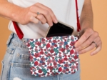 Tiny coton clutch bag prairie fleurie
