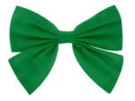 Bow tie hair slide bright green