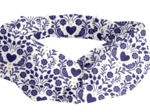 crossed headband scandinavia bleu