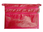 Aloïs flat pouch fuchsia pailleté