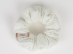 Small scrunchie white corduroy