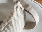 Banana bag white large corduroy