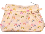 Mini Pleated clutch bag rainbow