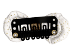 Noeud Anti-Glisse hair slide white sequined