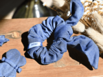 Bunny ear Scrunchie light denim