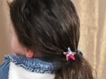 Pony-tail elastic hair star tutti fleuri