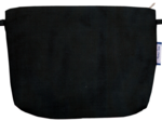 Coton clutch bag black velvet