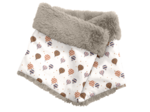 Children fur scarf snood montgolfiere