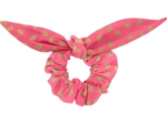 Bunny ear Scrunchie feuillage or rose