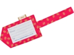 Luggage Tag feuillage or rose