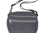 Base of small saddle bag silver gray