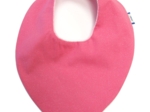 bandana bib glittery pink
