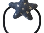 Pony-tail elastic hair star silver star jeans