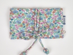 Jewelry pouch pastel fleuri
