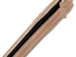 Mini pencil case bronze copper stripe 