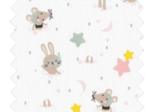 Cotton fabric souris rêveuses ex935