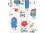 Quilted phone pocket petits monstres