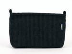 Base of shoulder bag black large corduroy