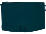 Flap of shoulder bag suédine vert foncé