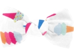 Small bow hair slide ice cream