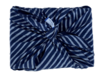 Furoshiki medium 48x48 striped silver dark blue