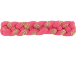 Plait hair slide feuillage or rose