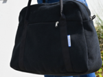 Bowling bag  black corduroy