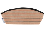 Pencil case bronze copper stripe 