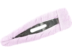 Fabric hair clip light pink
