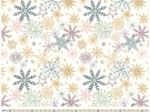 Coupon tissu 50 cm ex2447 off white christmas stars
